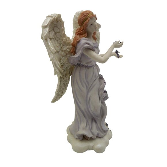 ANGEL FIGURINE Sculpture By AGC Heavenly Home Decor Vintage 9" - Picture 4 of 11